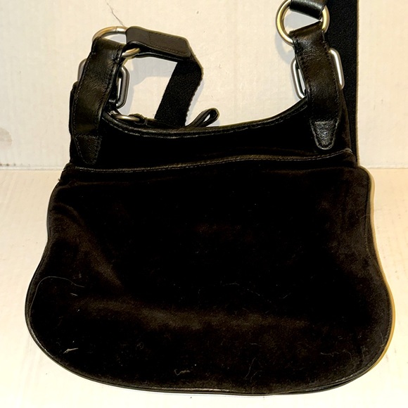Juicy Couture Crossbody Bag in Black Velvet - Picture 2 of 6